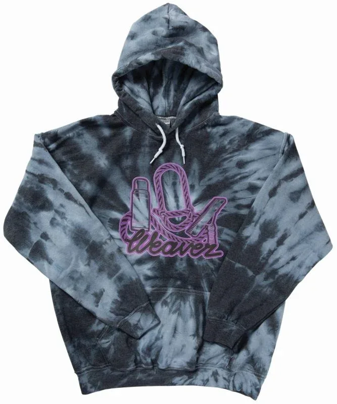 Weaver Livestock Neon Outline Hoodie Black