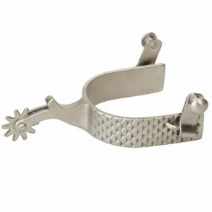 Weaver Mens AP Rasp Rowel Spurs 1in