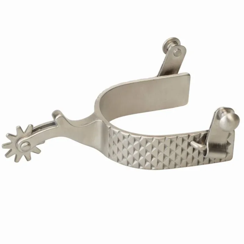 Weaver Mens AP Rasp Rowel Spurs 1in