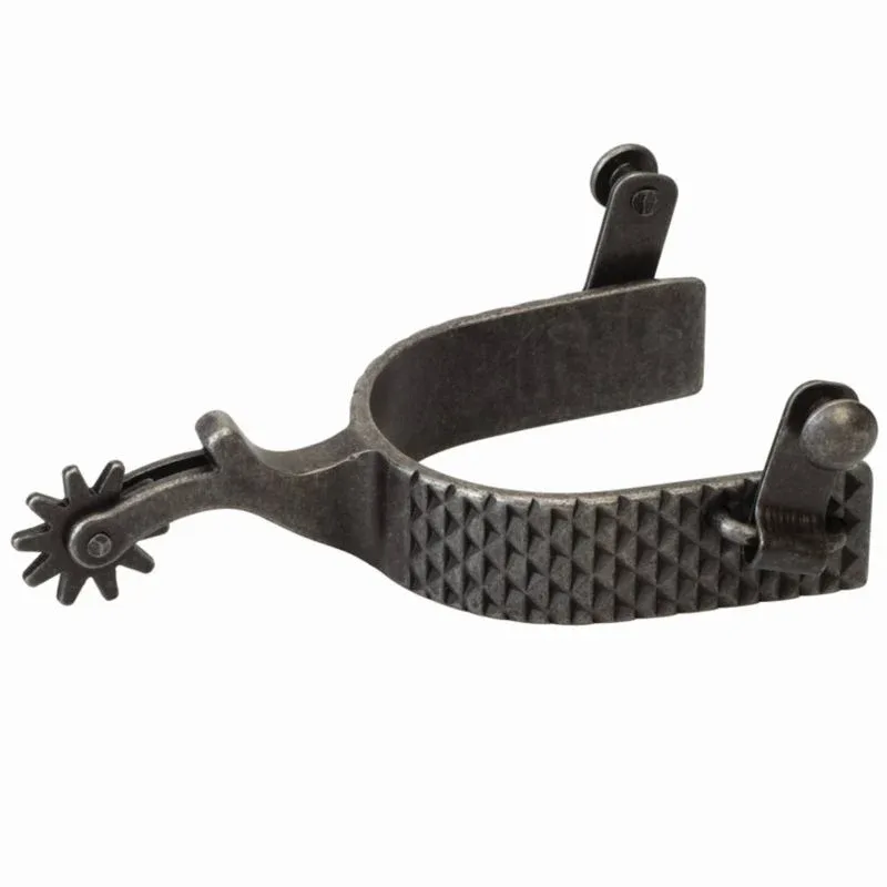 Weaver Mens AP Rasp Rowel Spurs 1in - Image 2