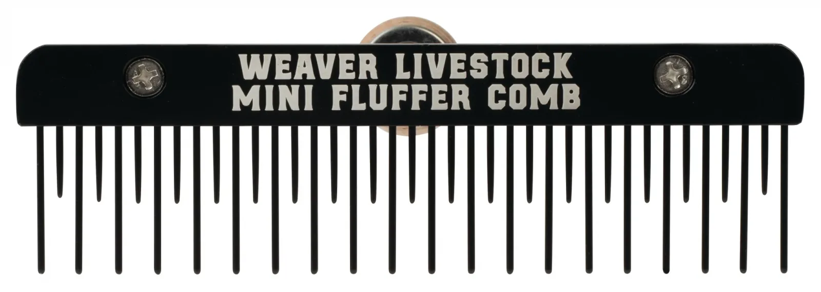 Weaver Mini Fluffer Comb with Wood Handle and Teflon Blade - Image 2
