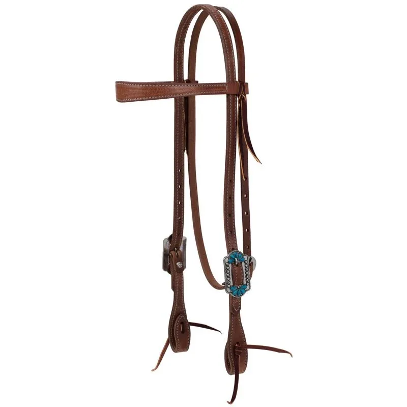 Weaver ProTack Stones Slim Browband Headstall