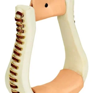 Weaver Rawhide Covered Bell Stirrups 5 W 3 Neck