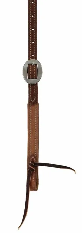 Weaver Rough Out Oiled Sliding Ear Headstall - Image 2