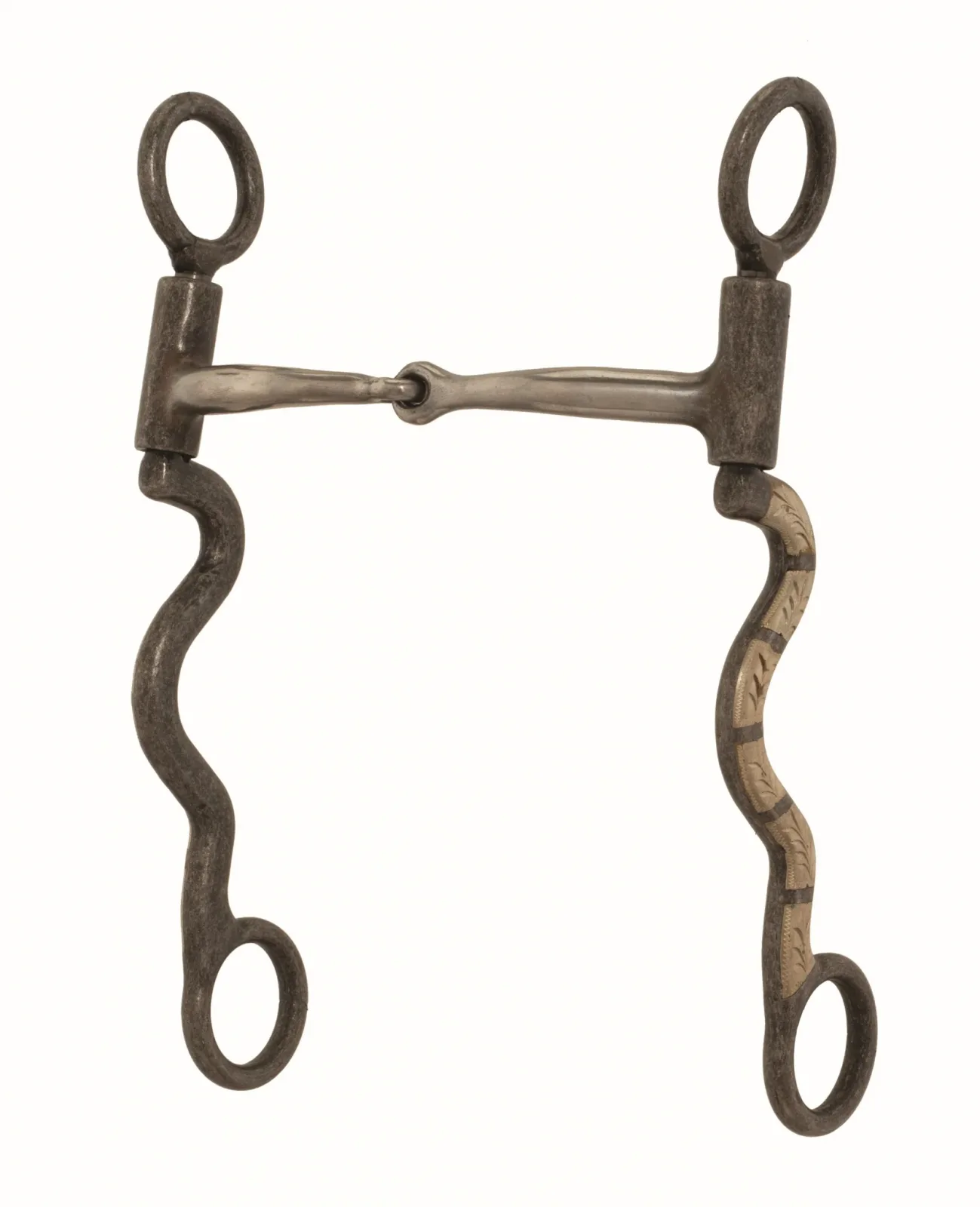 Weaver S Shank Horse Bit with Long 8-1/4" Cheeks