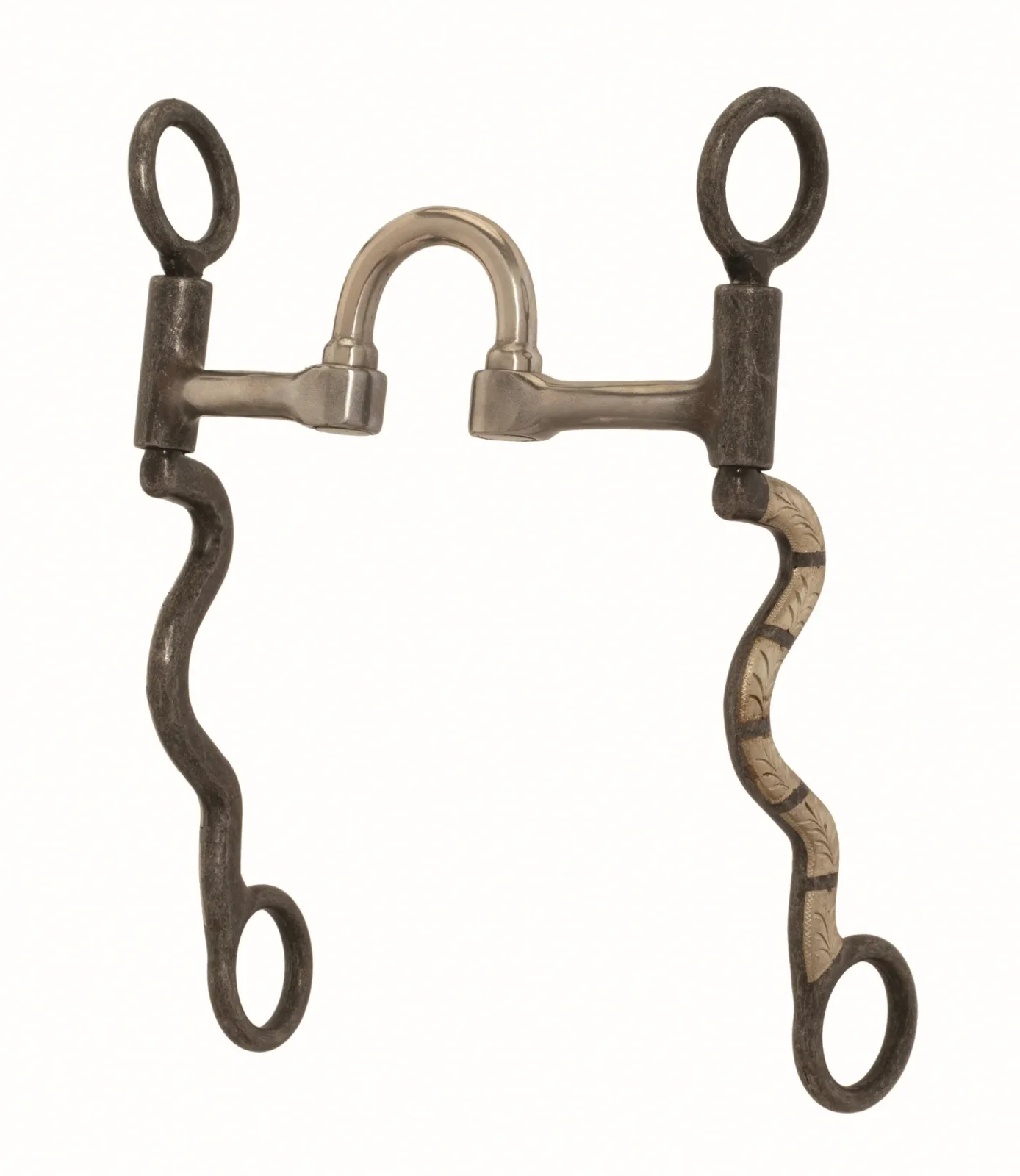 Weaver S Shank Horse Bit with Long 8-1/4" Cheeks - Image 2