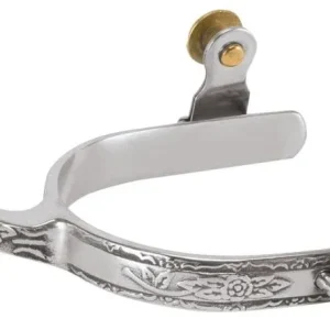 Weaver SS Ladies Roping Spurs with Engraved Band