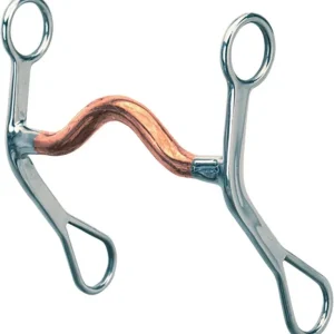 Weaver SS Medium Port Copper Mouth Curb Bit