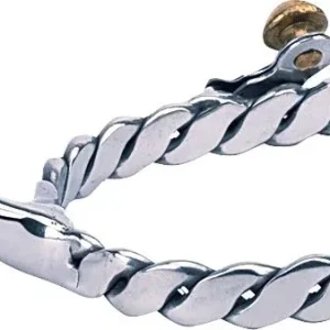 Weaver SS Mens Roping Spurs with Twisted Band