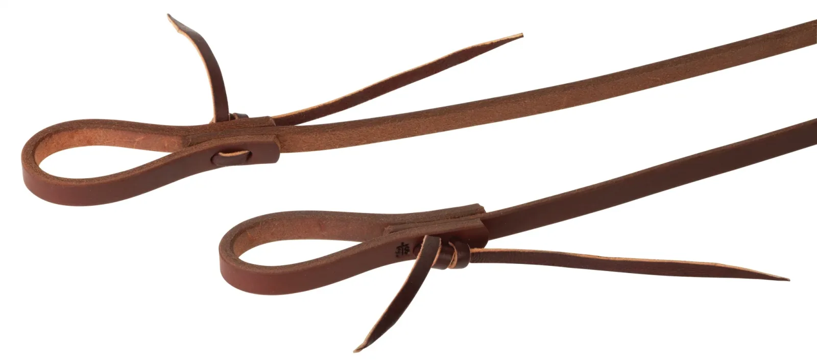 Weaver STS Ranch Signature Tack Harness Leather Roping Rein with Water Tie Ends - Image 2