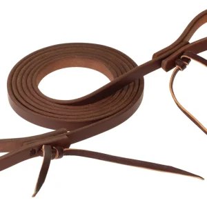 Weaver STS Ranch Signature Tack Harness Leather Roping Rein with Water Tie Ends