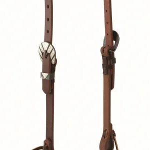Weaver STS Ranch Signature Tack Harness Leather Sliding Ear Headstall