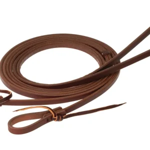 Weaver STS Ranch Signature Tack Harness Leather Split Reins with Water Tie Ends