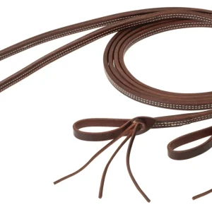 Weaver STS Ranch Signature Tack Leather Split Reins with Pineapple Knot