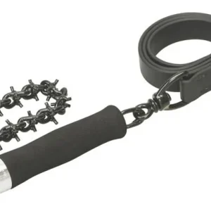 Weaver Sure Hand Lead Pronged Chain Black