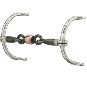 Weaver Sweet Iron Copper Roller Mouth Gag Bit