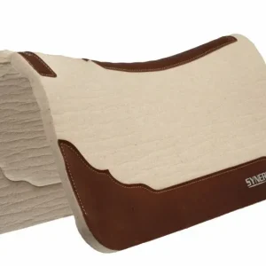 Weaver Synergy Deep Contour Steam Pressed 100% Merino Wool Felt Performance Saddle Pad