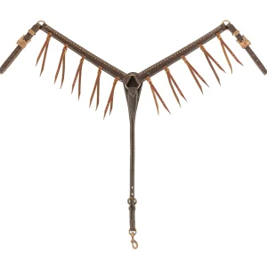 Weaver Tasseled Western Outlaw Leather Breast Collar