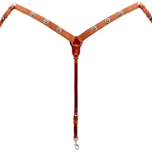 Weaver Texas Star Hermann Oak Taper Breast Collar
