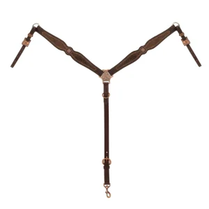 Weaver Western Floral Scalloped Breast Collar