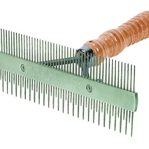 Weaver Wood Handle 2 Sided Comb