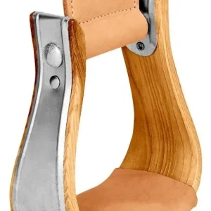 Weaver Wooden Bell Stirrup with Treads 5.25 W 3 Neck