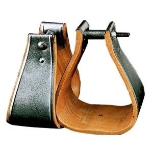 Weaver Wooden Bound Military Stirrups 6 W 1.5