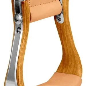 Weaver Wooden Cutter Stirrups with Tread 5.25 W 3