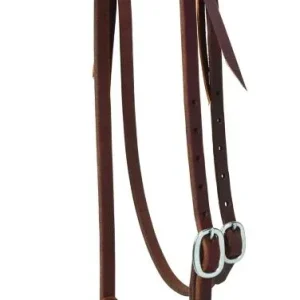 Weaver Working Straight Stainless Headstall 5/8in