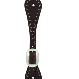 Weaver Youth Oiled Harness Spur Straps Oiled Rose
