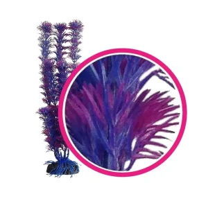 Weco Products Dream Series Fuschia Fern Aquarium Plant, Pink, Purple, 12 in
