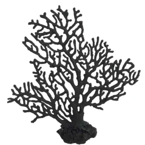 Weco Products South Pacific Coral Sea Fan Ornament Black, Medium