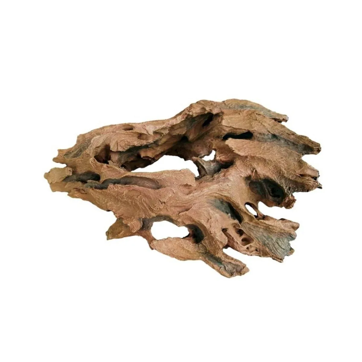 Weco Products Wecorama Aquarama African Wood Hollow Brown, 10 in, Large