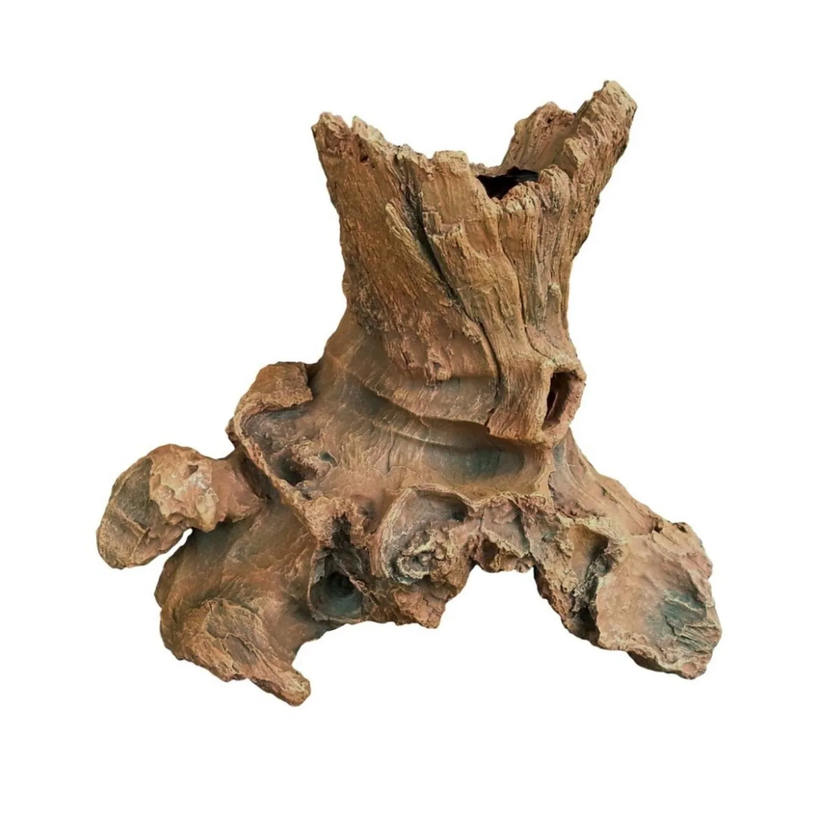 Weco Products Wecorama Aquarama African Wood Hollow Brown, Medium