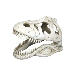 Weco Products Wecorama Catacombs T-REX Skull Aquarium Ornament White