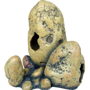 Weco Wecorama Badlands Boulder Ridge Terrarium Ornament Tan MD
