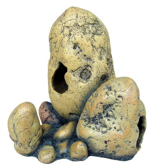 Weco Wecorama Badlands Boulder Ridge Terrarium Ornament Tan MD - Image 2
