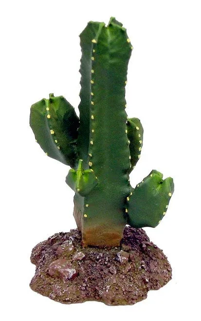 Weco Wecorama Badlands Tetragonus Cactus Terrarium Ornament Brown, Green 5.6 in - Image 2