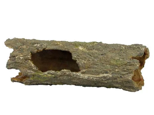 Weco Wecorama Sleepy Hollows Mossy Log Terrarium Ornament with Hollow Brown/Green LG - Image 2