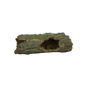Weco Wecorama Sleepy Hollows Mossy Log Terrarium Ornament with Hollow Brown/Green SM