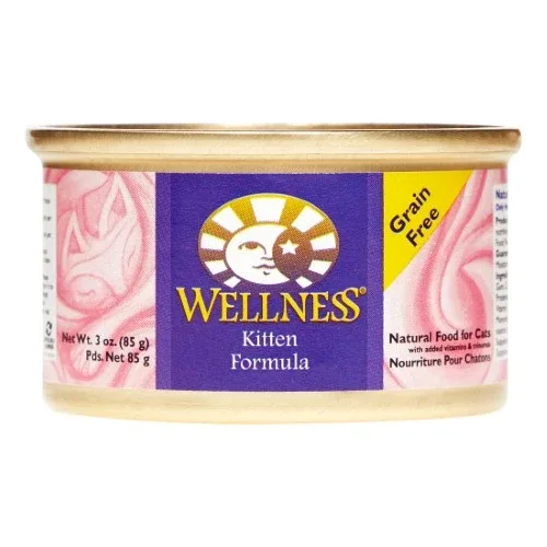 Wellness Complete Health Natural Grain Free Kitten Health Chicken Recipe Wet Canned Cat Food