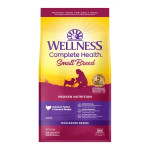 Wellness Complete Health Natural Small Breed Adult Turkey and Oatmeal Recipe Dry Dog Food