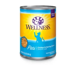 Wellness Complete Health Pate Chicken & Herring Canned Cat Food