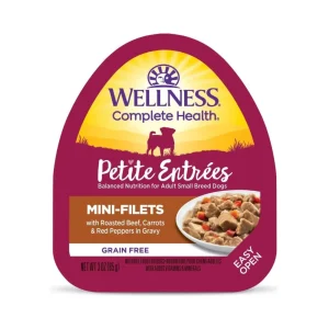Wellness Complete Health Petite Entrées Mini Fillet Roast Beef Carrot Red Pepper 3 oz. 12 ct