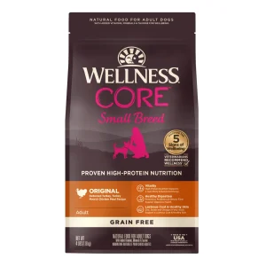 Wellness CORE Grain Free Natural Small Breed Health Turkey and Chicken Recipe Dry Dog Food