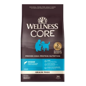 Wellness CORE Natural Grain Free Ocean Whitefish, Herring & Salmon Recipe Dry Dog Food