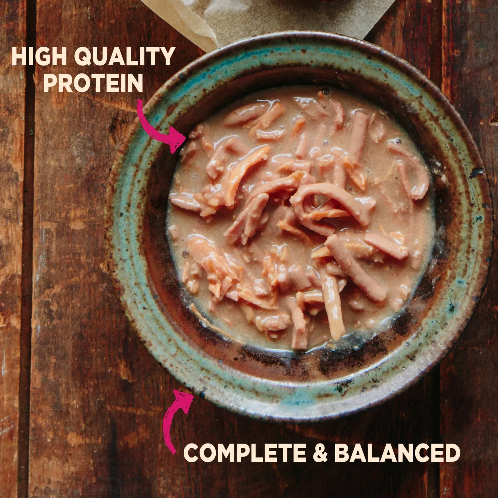 Wellness CORE Natural Grain Free Small Breed Mini Meals Wet Dog Food, Shredded Chicken & Lamb Entrée in Gravy, 3-Ounce Pouch - Image 2