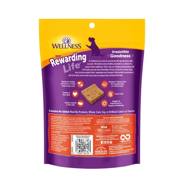 Wellness Rewarding Life Turkey & Duck Bites 6oz - Image 2