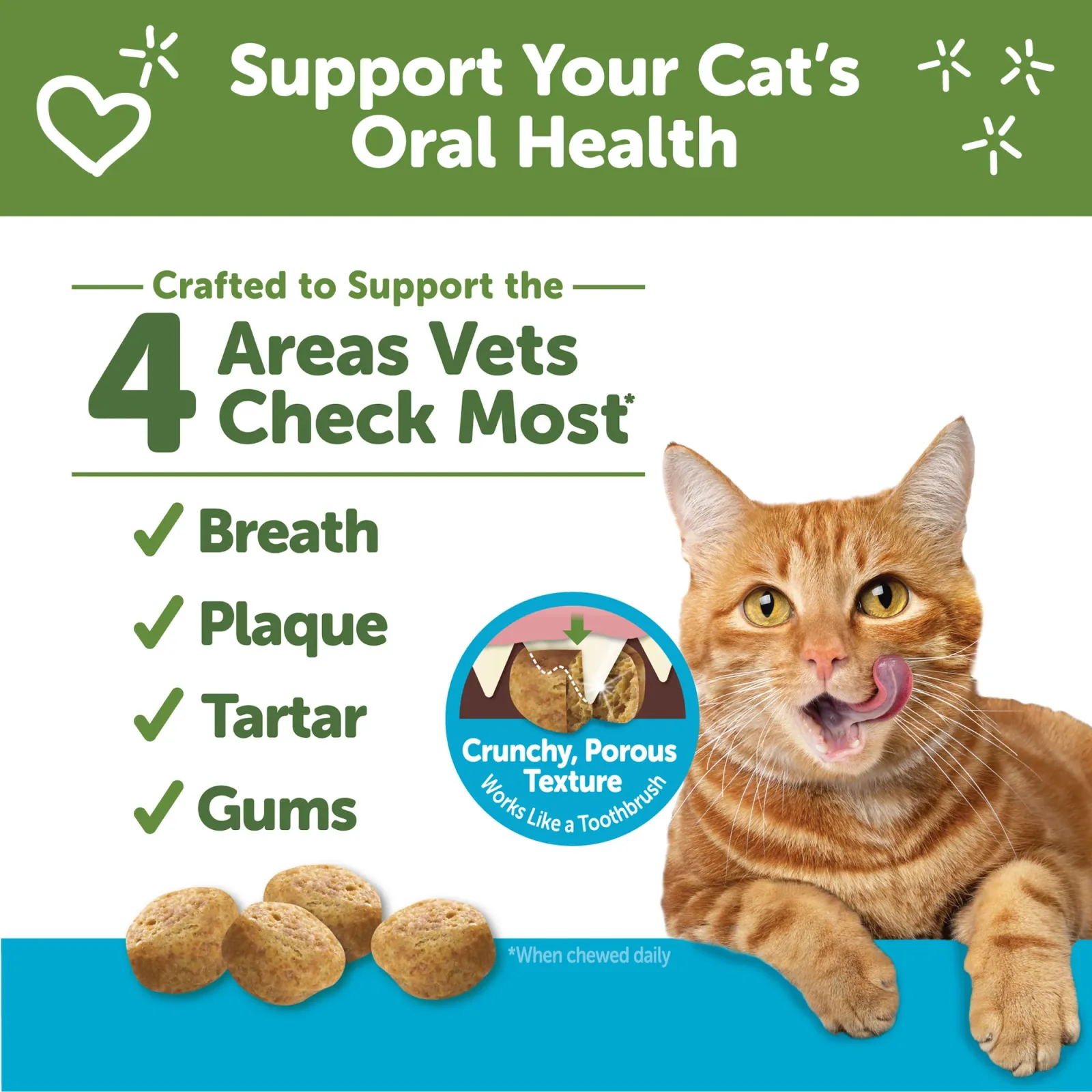 Wellness WHIMZEES Cat Chicken and Tuna Flavor Dental Treats, 2 oz - Image 2