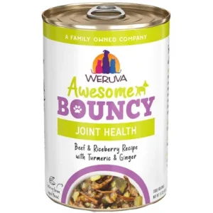 Weruva Awesome Bouncy Joint Health Beef & Riceberry Recipe w/ Turmeric & Ginger Canned Dog Food